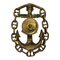 Russian Navy Sea Captain Badge Navigator Long Voyage with Sextant