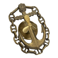 Russian Navy Senior Engineer of the Vessel Brass Badge Mechanic Uniform