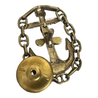 Russian Navy Senior Engineer of the Vessel Brass Badge Mechanic Uniform