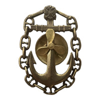 Russian Navy Senior Engineer of the Vessel Brass Badge Mechanic Uniform