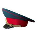 Soviet USSR Russian Military Army Officer Parade Uniform Visor Hat Peaked Cap