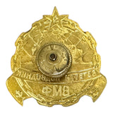 Badge métallique étoile rouge soviétique, sous-marinier vétéran de la marine russe de l'urss
