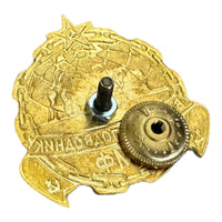 Badge métallique étoile rouge soviétique, sous-marinier vétéran de la marine russe de l'urss