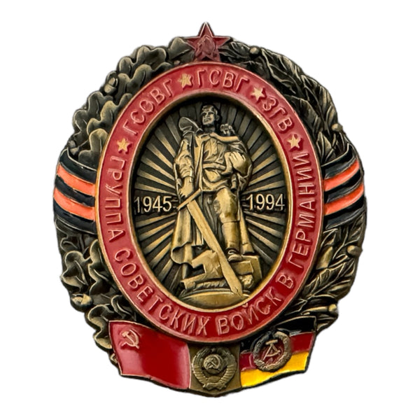 Group of Soviet Forces in Germany Commemorative GSVG Military Badge