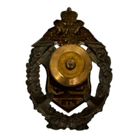 USSR Russian Navy Brass Badge Submarine Repair and Technical Base Zapadnaya Litsa