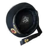 Sowjetische russische Marine BLACK SEA FLEET Sailor Visorless Cap Hat UdSSR Abzeichen