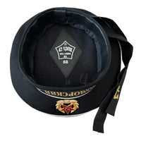 Sowjetische russische Marine BLACK SEA FLEET Sailor Visorless Cap Hat UdSSR Abzeichen