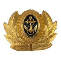 Russian Navy Army Military Warrant Officer Cap Hat Beret Metal Badge Cockade