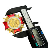 Russian Medal for Distinction in Service - Internal Troops Breastplate Badge