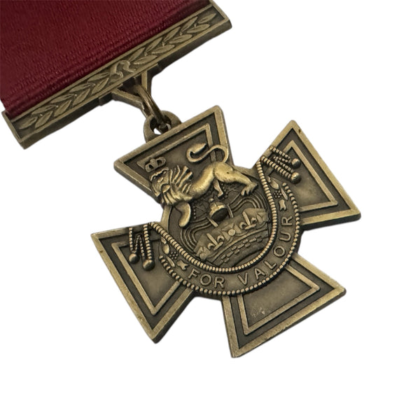 British Medal Repro Victoria Cross Red Ribbon Military Award For Valor