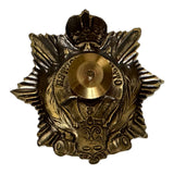 Russian Brass Enamel Badge Peter the Great Father of the Fatherland Award Medal