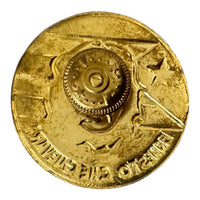 Che Guevara Commemorative Brass and Enamel Badge 3.8cm Screw Back