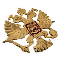 Russian Ussr Army Military Uniform Imperial Eagle Hat Cap Beret Metal Pin Badge