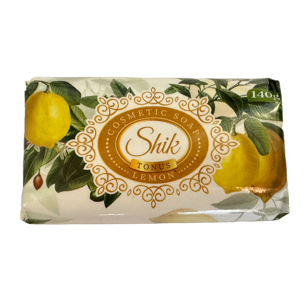 Shik 140g Lemon Scented Soap Bar with Herbal Extracts – Refreshing Citrus Aroma