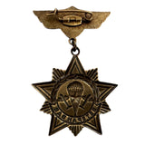 Soviet Airborne Forces Veteran VDV Brass Enamel Medal Paratrooper Badge