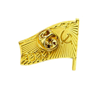 Soviet Russian Metal Pin Badge - USSR Red Flag