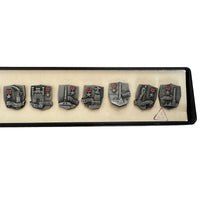 Soviet Hero Cities of WW2 Set of 10 Metal Badges Original Box USSR