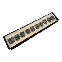 Soviet Hero Cities of WW2 Set of 10 Metal Badges Original Box USSR