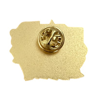 USSR Soviet Ukraine Chernobyl Liquidator Brass and Enamel Lapel Pin Badge