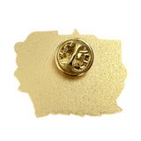 USSR Soviet Ukraine Chernobyl Liquidator Brass and Enamel Lapel Pin Badge