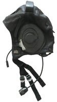 Soviet Russian USSR MiG Pilot Aviator Black Leather Summer Helmet Military Surplus