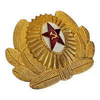 Soviet Army Military Air Force Cockade Red Star Hat Cap Beret Badge