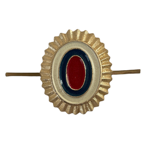 Original Russian MVD Police Uniform Hat Cap Pilotka Metal Beret Badge