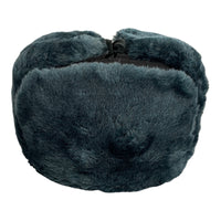 Soviet Russian Army Uniform Military Style Blue Grey Ushanka Winter Hat