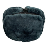Soviet Russian Army Uniform Military Style Blue Grey Ushanka Winter Hat