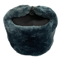 Soviet Russian Army Uniform Military Style Blue Grey Ushanka Winter Hat
