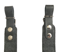 Eichen-Design, schwarzes Leder, Gewehr-Jagdriemen, Schrotflinten-Luftgewehrriemen