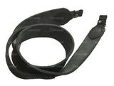 Vintage Cobra Design Schwarzes Leder Jagdgewehrriemen Schrotflintengurt