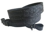 Eichen-Design, schwarzes Leder, Gewehr-Jagdriemen, Schrotflinten-Luftgewehrriemen