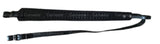 Black Braided Leather Hunting Rifle Sling Prism Shape Strap