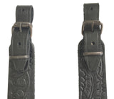 Eichen-Design, schwarzes Leder, Gewehr-Jagdriemen, Schrotflinten-Luftgewehrriemen