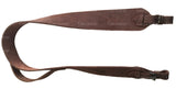 Vintage Cobra Design Braunes Leder Jagdgewehrriemen Schrotflintengurt