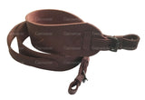 Vintage Cobra Design Braunes Leder Jagdgewehrriemen Schrotflintengurt