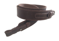 Braunes Leder-Jagdgewehr, schlichter Breitschlinge-Schrotflinten-Luftgewehrgurt