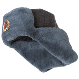 Authentic Soviet Russian Army Ushanka Winter Hat with Soldier Badge