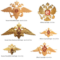 Russian USSR Army Military Uniform Imperial Eagle Hat Cap Beret Metal Pin Badge - USSR HOUSE LIMITED
