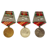 Ussr Soviet Russian Army 10 15 20 Years Excellent Service Order 3x Medal Set