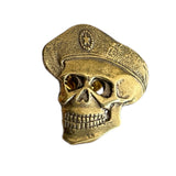 SPETSNAZ Skull Badge Genuine Russian Brass Pin Back Soviet Era Army Military