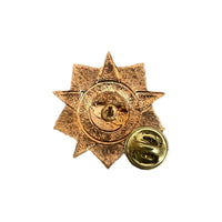Soviet USSR Russian Great Patriotic War Veteran Brass Pin Badge Award