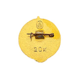 Vintage Original Soviet Pin Badge Young Tourist USSR Russian Hiking Award