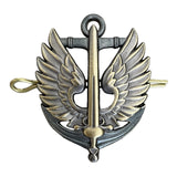 Ukraine Naval Infantry Military Badge Marines Uniform Beret Cap Hat Metal Insignia