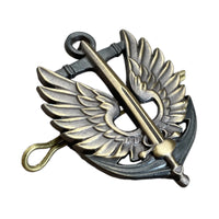 Ukraine Naval Infantry Military Badge Marines Uniform Beret Cap Hat Metal Insignia