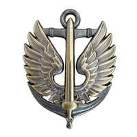 Ukraine Naval Infantry Military Badge Marines Uniform Beret Cap Hat Metal Insignia