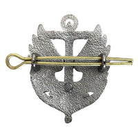 Ukraine Naval Infantry Military Badge Marines Uniform Beret Cap Hat Metal Insignia