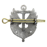 Ukraine Naval Infantry Military Badge Marines Uniform Beret Cap Hat Metal Insignia