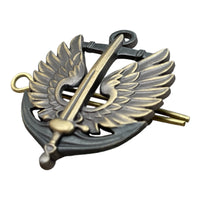 Ukraine Naval Infantry Military Badge Marines Uniform Beret Cap Hat Metal Insignia